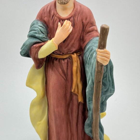 Kirkland Christmas Nativity Joseph with Staff Vintage Replacement #75177 - Picture 8 of 8